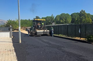 Umurbey’de 2 Bin 700 Ton Asfalt Serildi
